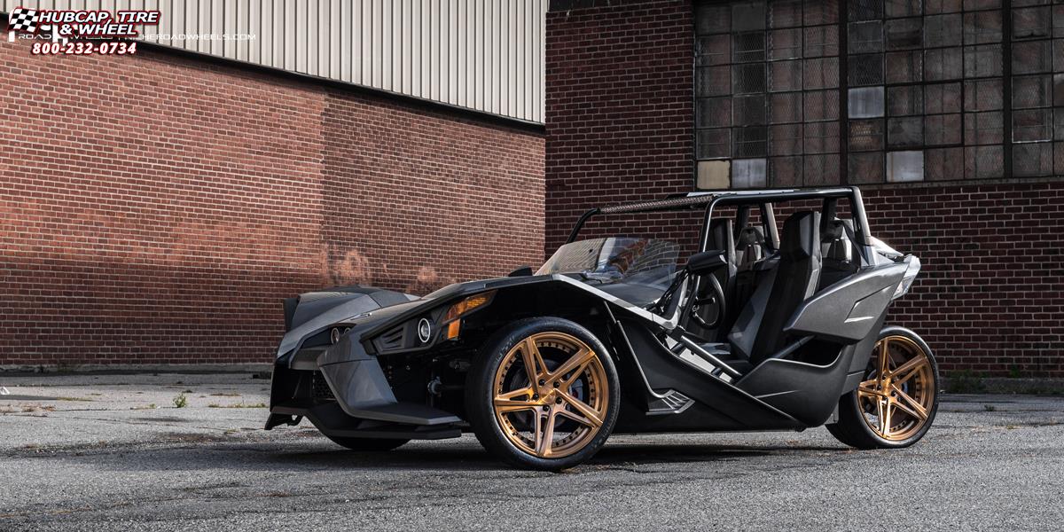 vehicle gallery/polaris slingshot niche mulsane 19x85  Monaco Copper wheels and rims